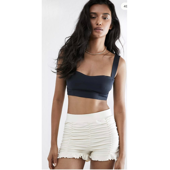 FREE PEOPLE Naomi Longline Black Bra - Picture 1 of 7